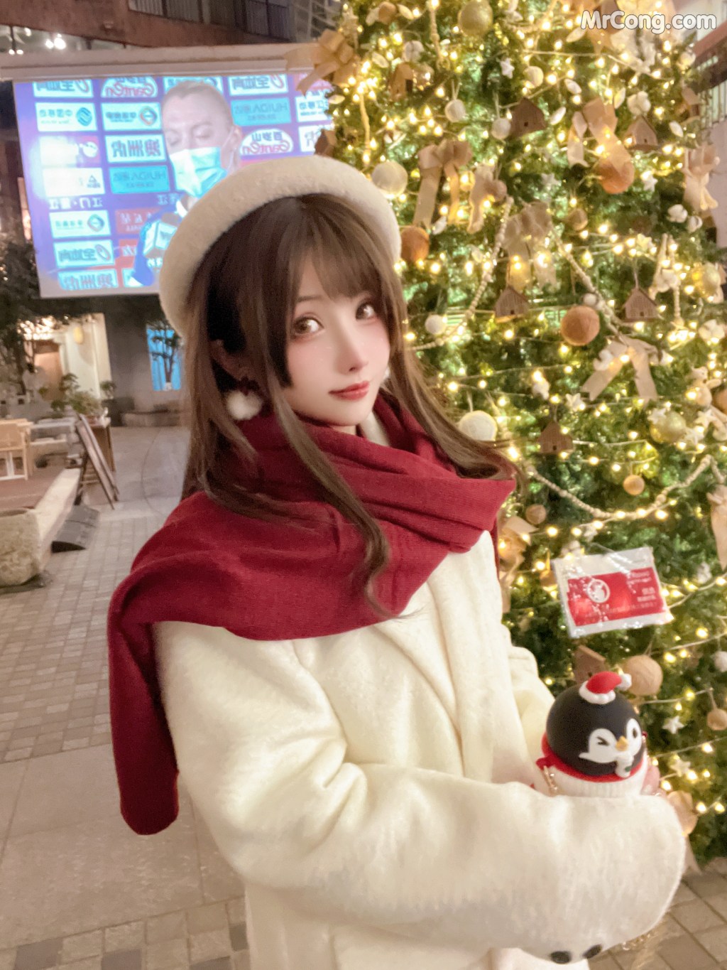 Coser@rioko凉凉子 Vol.082: 圣诞麋鹿套装 (50 photos )