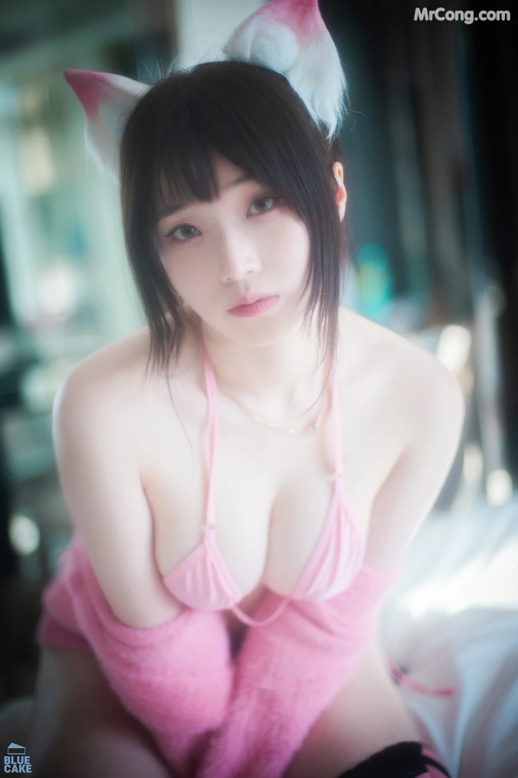 [BLUECAKE] Bambi (밤비): Naughty Cats Pink & Mint RED (145 photos)