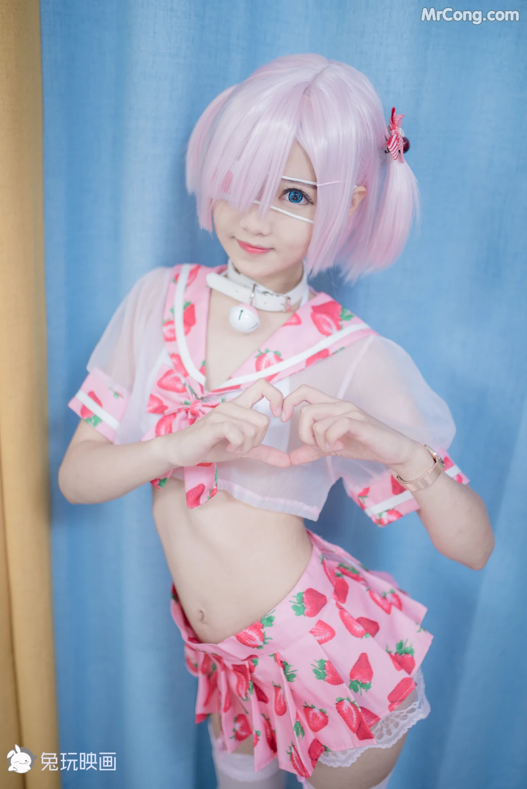 Cosplay@兔玩映画 Vol.016: 草莓裙 (42 photos) photo 1-9